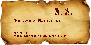 Moravecz Marianna névjegykártya
